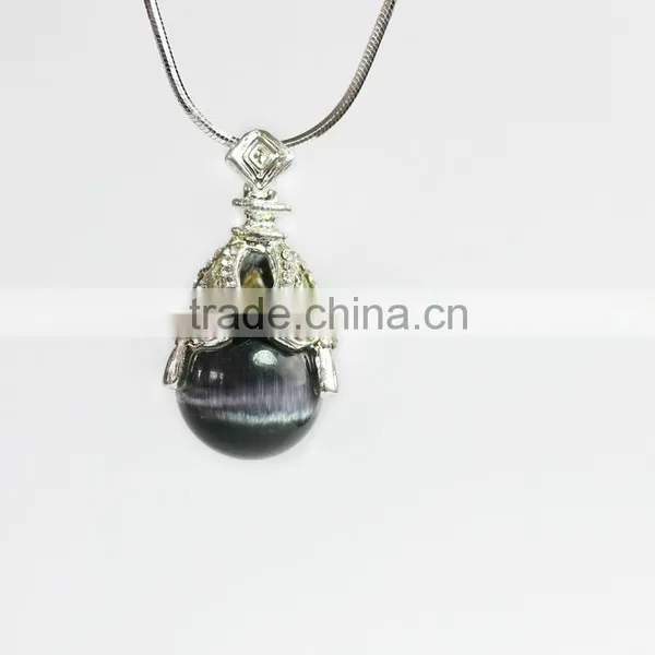 High Quality Black Cat Eye Pendant photo-4