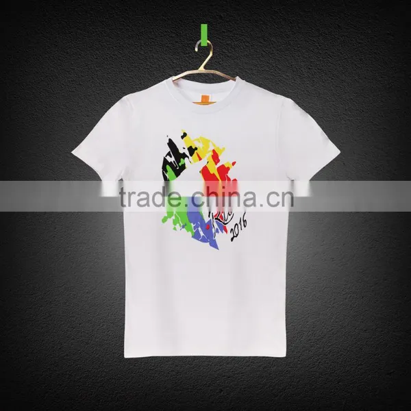 Organic Cotton Tshirt Shirt Short Sleeve Tshirt Custom photo-3