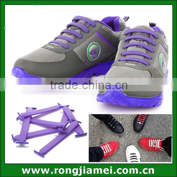 2015 Wholesale Popular no Tie Elastic Lace Lock Shoelace photo-3