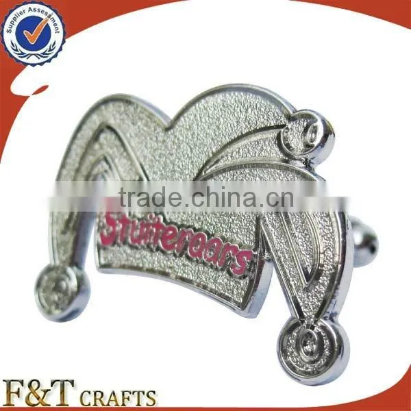 Cheap Custom Metal Silver Cufflinks photo-5