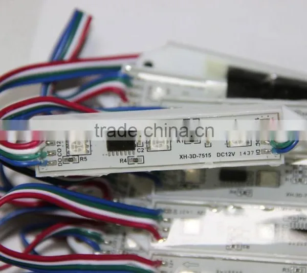 Lighting Letter Waterproof IP67 DC12V 3 Chips 5050SMD RGB LED Module ROHS CE photo-3