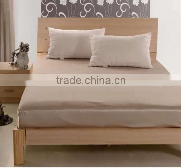 Luxury Solid Color 100% Silk Bed Fitted Sheet, Can Customized photo-5