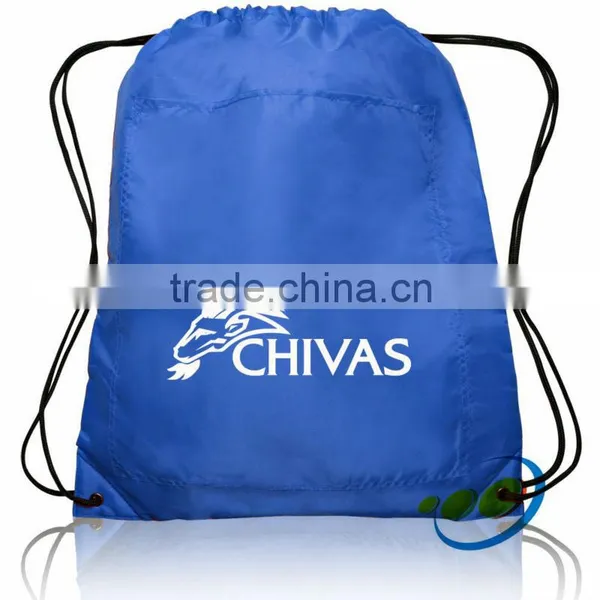 Promotional Polyester Drawstring Backpack Bag photo-2