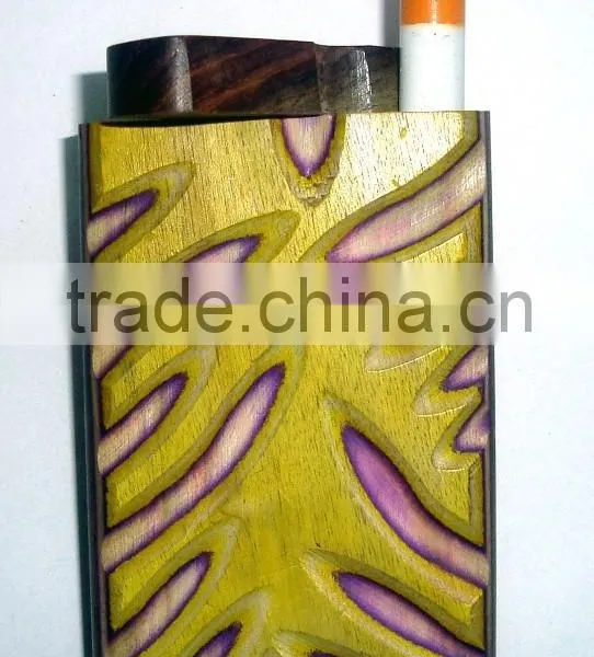 Designed Coloured Wood Dug Out Pipe photo-6