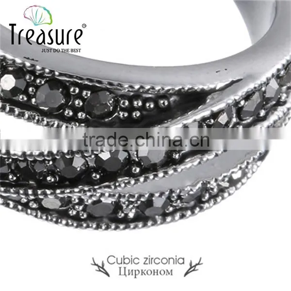 China Wholesale Jewelry Diamond Zircon Ring 925 Silver Ring Body Jewelry photo-6