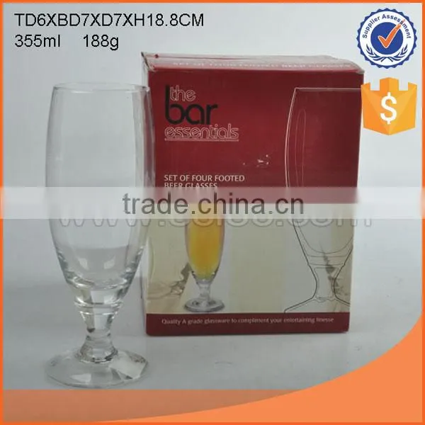 Whole Sale Big Capacity Clear Short Stem Champagne Stemmed Glass photo-2