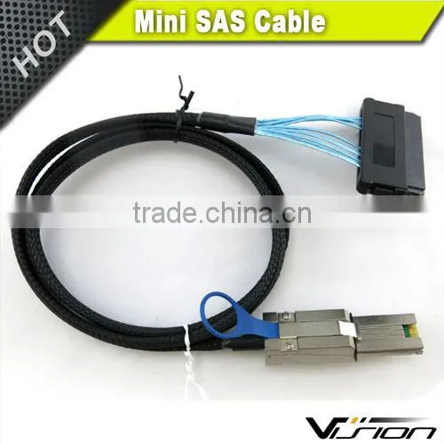 1m External Mini SAS 26pin (SFF-8088) Male to Internal Mini SAS 32pin (SFF-8484) Female Cable photo-4