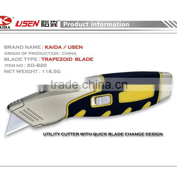 Heavy Duty Utility Cutter Blades With Spare Blade Inside Utility Knife photo-2