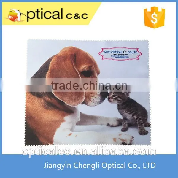 Custom Printing Microfiber Cleaning Cloth for Eyeglasses Lenses photo-2