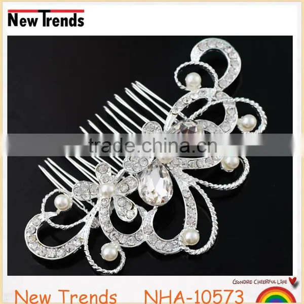 New Arrival Crystal Wedding Jewelry Bridal Butterfly Hair Accessories
