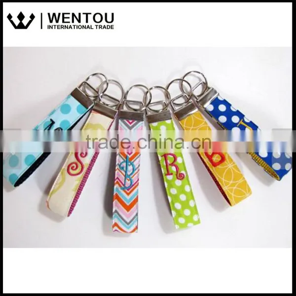 Monogram Wristlet Custom Keychain photo-2