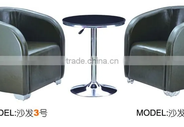 Sofa Furniture Sofa With PU Leather / Leather Sofa in China photo-2