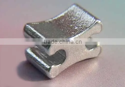 Aluminum H-shaped Top Stopper for Zipper Garment Accessories