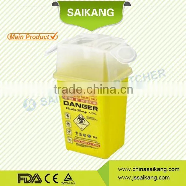 Medical Appliances Comfortable Abs Syringe Needles Container