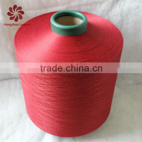 2015 China Hangzhou 100% Dope Dyed Polyester Texturized Yarn