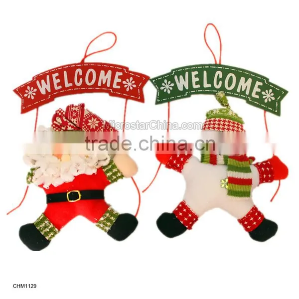 Merry Chirstmas Santa Claus and Deer No Glue Static Stickers Decoration photo-4