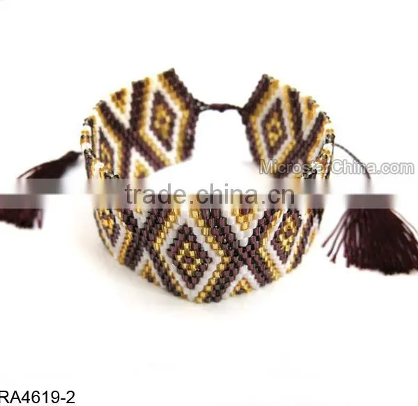 Seed Bead Japan Top Quality Macrame Beaded Bracelet photo-6