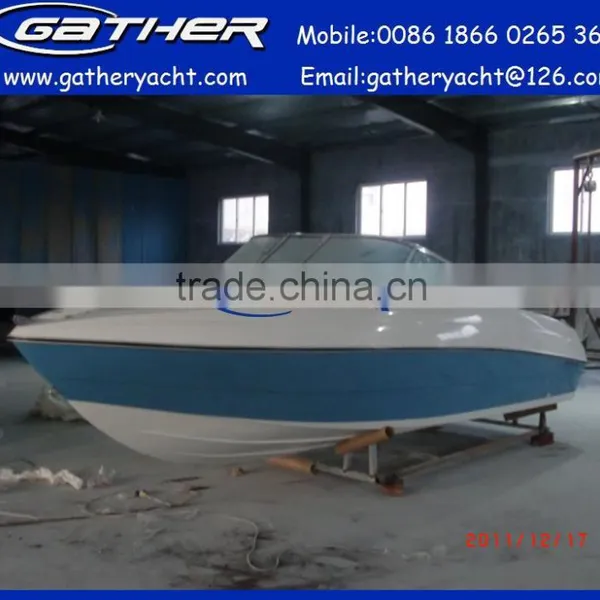 5.5M CE Fiberglass Cabin Boat
