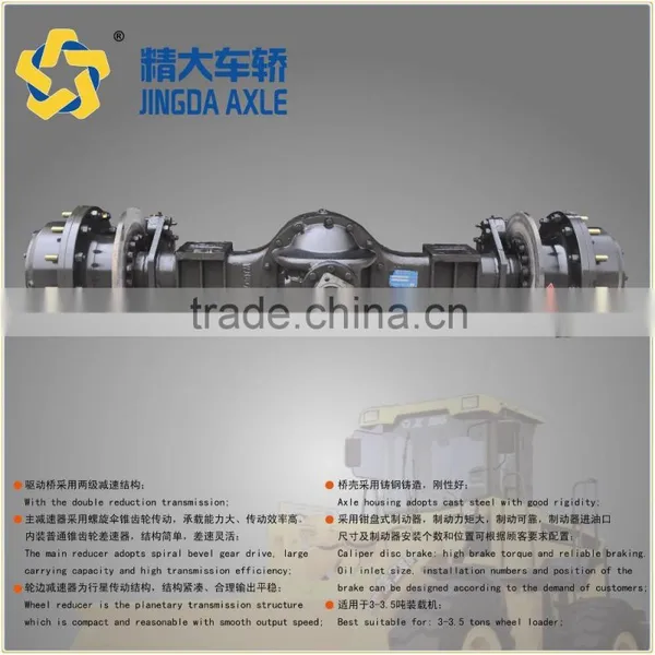 Earth Moving Machinery Spare Parts 3t Wheel Loader Axle 5t Loader Parts Xcmg Xgma Forklift Axle photo-5