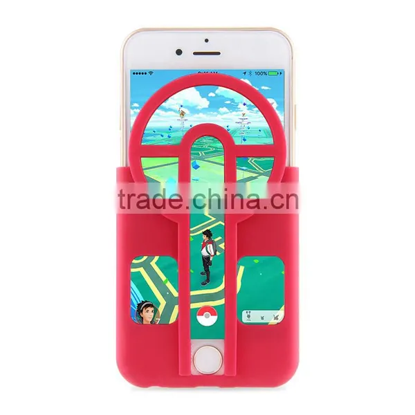 Aimer For Pokemon Go PokeBall Aimer Silicone Case For Iphone 6 6s 6p Mobile Phone Case photo-3