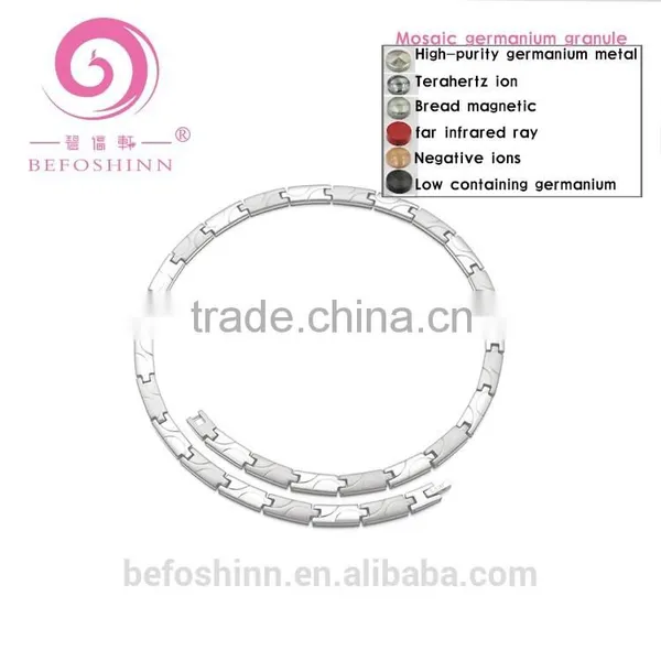 Wholesale Bio Germanium Magnetic Necklace Health Fashion Jewelry