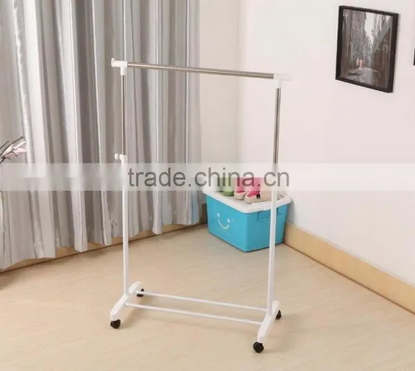 Movable Clothes Hanger Extensions Single Rod photo-2