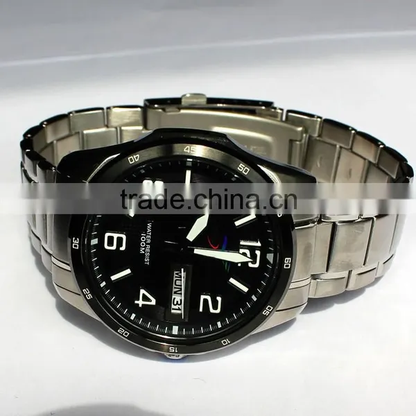 Wholesale Men Stainless Steel Waterproof Quartz Watches photo-2