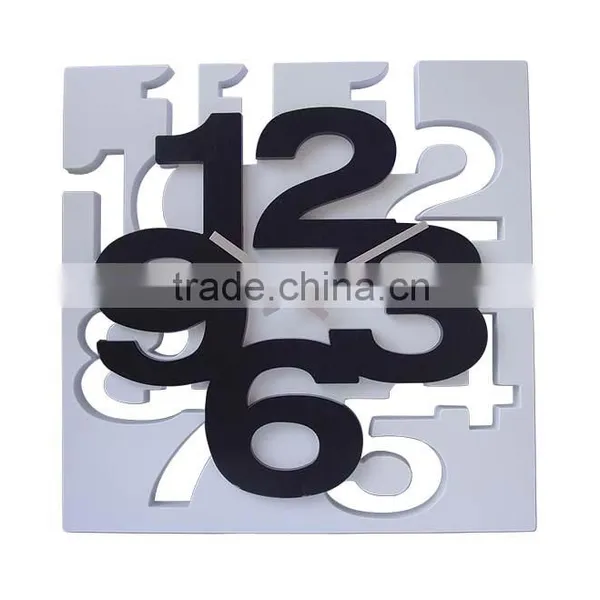 3D Square Digital Wall Clock photo-2
