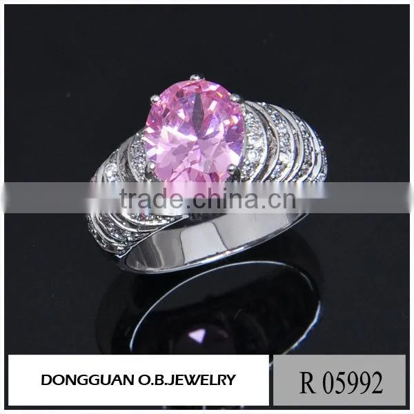 2016 the Fashionable African Jewelry Ring Pure 925 Silver Diamond Ring photo-6