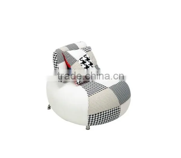 Patchwork Backrest Adjustable Ottoman photo-4