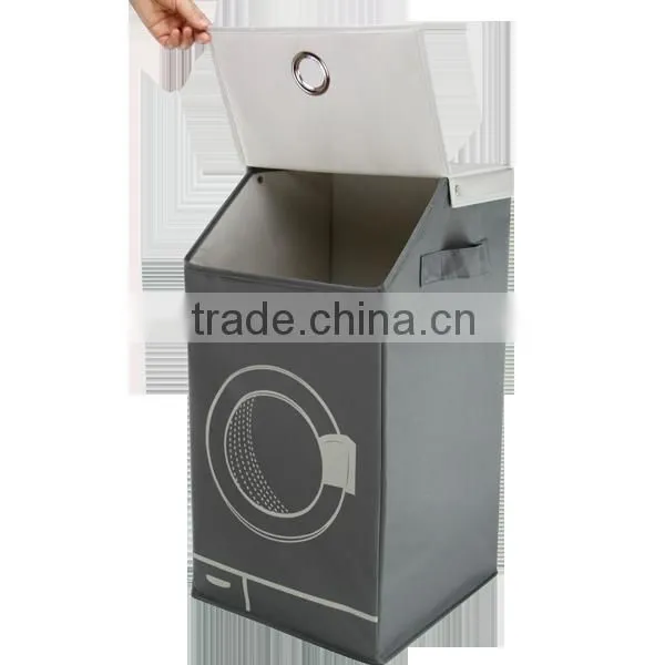 Cardboard Storage Fabric Laundry Basket photo-2
