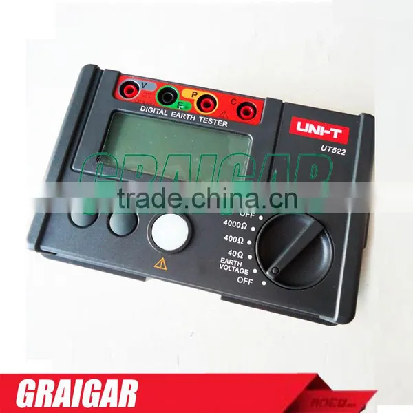 UNI-T UT522 Digital Earth Ground Resistance Tester Lightning Rod Lightning Detector Low Tester photo-2