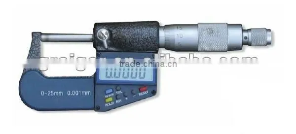 electronic digital micrometer,manual micrometer,outside micrometer