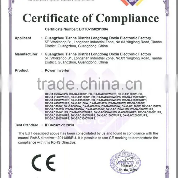 High Capacity Power Supply Inverters Electric Generators UPS 12v 220v 5000w Inverter photo-6