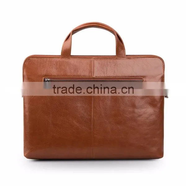 Fashion Men/Lady Genuine Leather Shoulder Messenger Bag Handbag Bag for Macbook Laptop photo-4