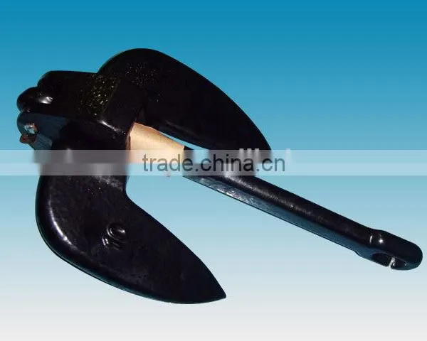 Balack PE Coated Coated Navy Anchor