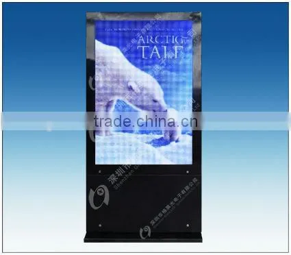 3G wirless Lan 3535 SMD indoor outdoor LED light box outdoor advertising screen sign