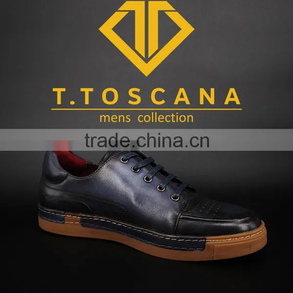 2016 Man Leather Shoes Casula Shoes by Hand Made Shoes photo-3