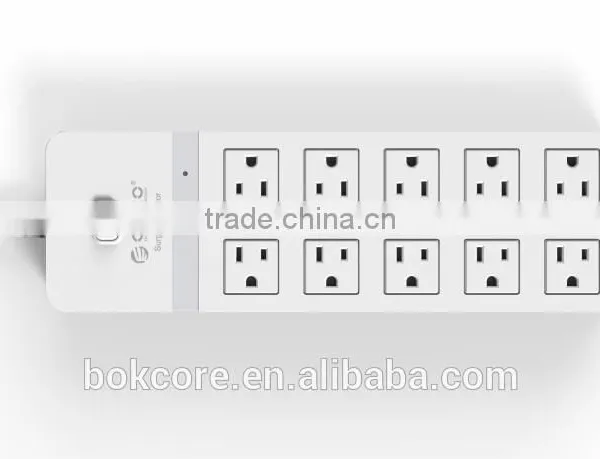 2015 OEM SPT SERIES Multifunction USB Charger With AC Socket,110v-24v Extension Socket With Smart USB Charging Port photo-2