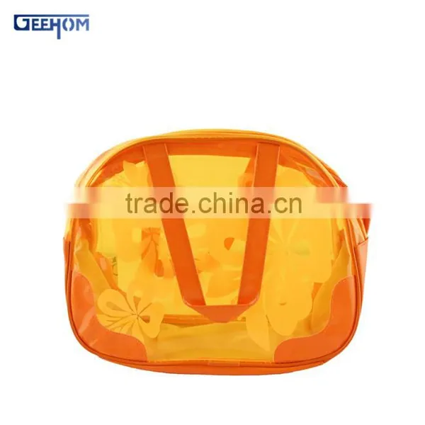 Ladies' Toiletry Bag Custom Transparent Pvc Handle Bag photo-4
