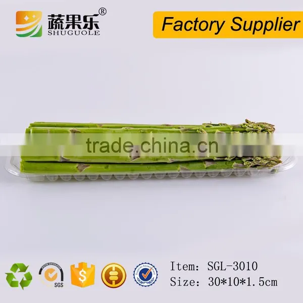 Disposable Plastic Blister Asparagus Packing Tray photo-2
