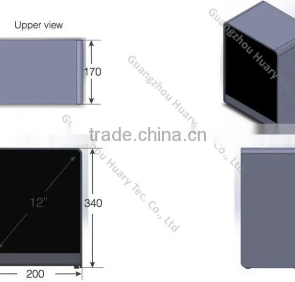 10inch Hot Sale Transparent LCD Screen Box Player USB Advertising Lcd Display