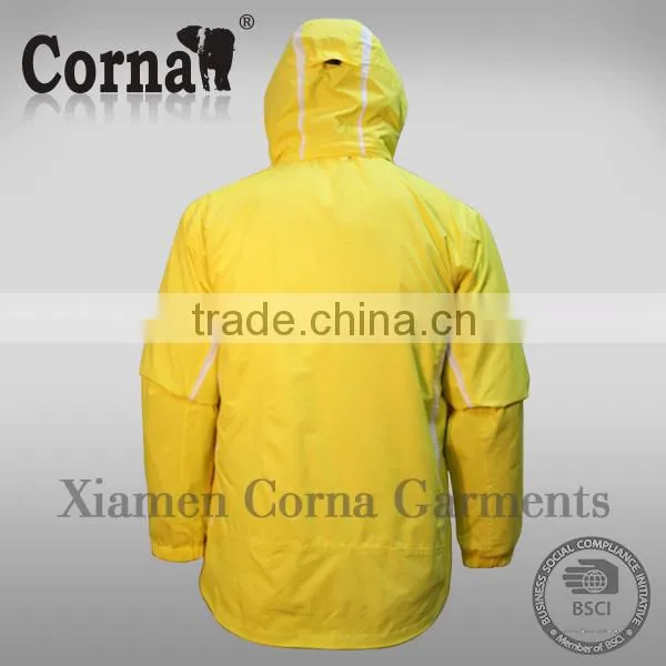 New Fashion Design Yellow Waterproof Professional Ski Suits photo-3