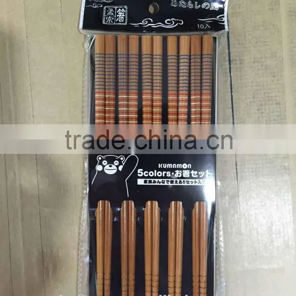 22.5 CM Long SGS Certified Safe Food Grade Bamboo Wooden Tableware Chopsticks photo-4
