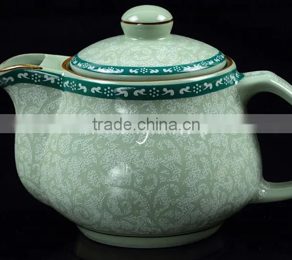 Tang Cao Tang Dynasty Flower Design Ceramic Tea Pot photo-3