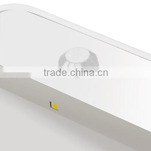 Battery Powered Wireless PIR LED Motion Sensor Night Light For Bedroom Stair Hallway White photo-5