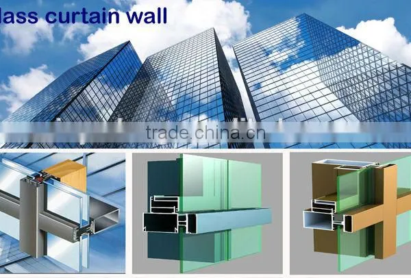 6000 Series Aluminium Extrusion Profile for Elegant Curtain Wall With Good Quality/aluminium Curtain Wall Profile photo-6