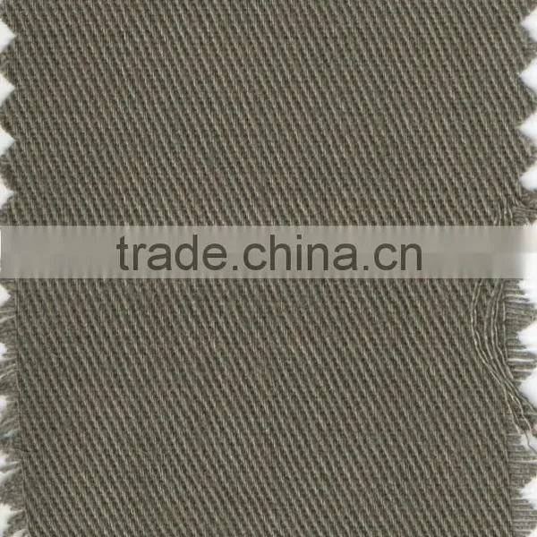 Plain Dyed Twill Linen and Cotton Blend Fabric