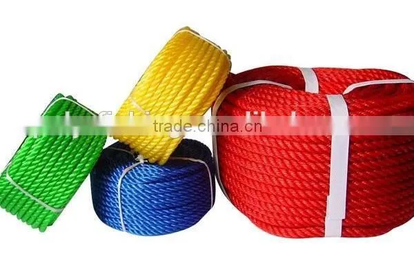 PE Rope /3 Strand Twisted pp Rope/plastic Rope photo-6