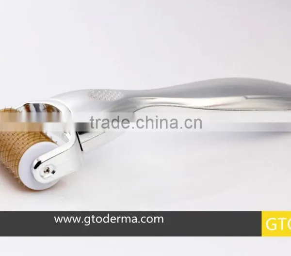 GTO400 Needles Body Derma Roller Micro Needle Roller With Hot Silver Handle photo-4